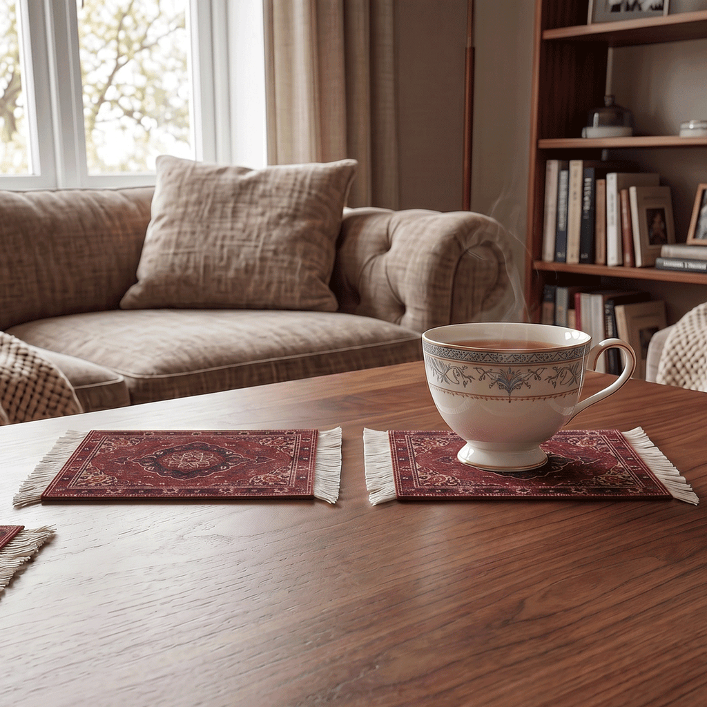 Rug Coasters 4 Pieces - 102