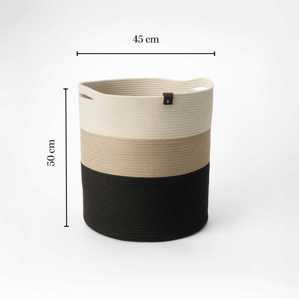 Cotton Rope Laundry Organizer Basket - XL
