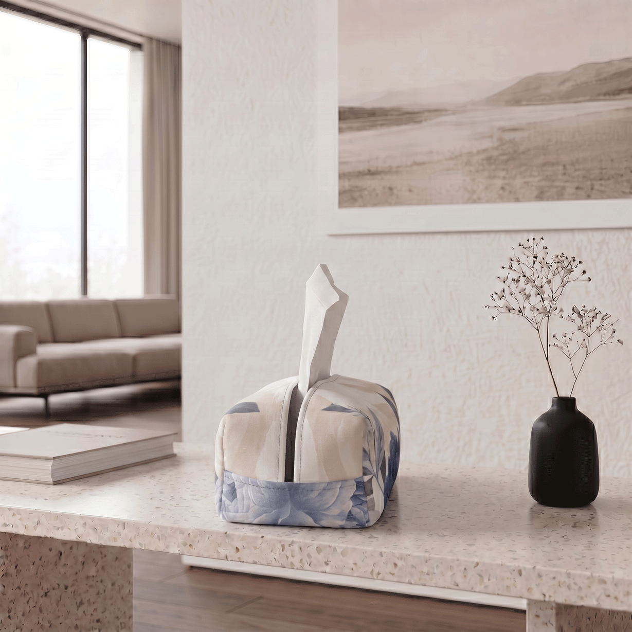 Flora Tissue Box