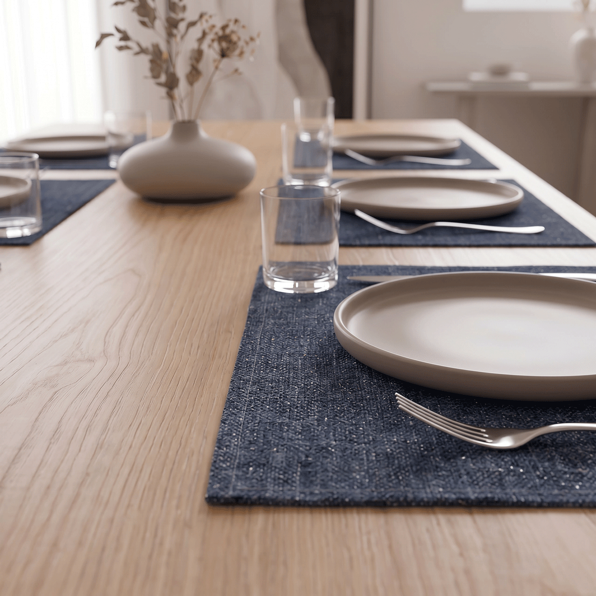 Linen Placemats 6 Pieces
