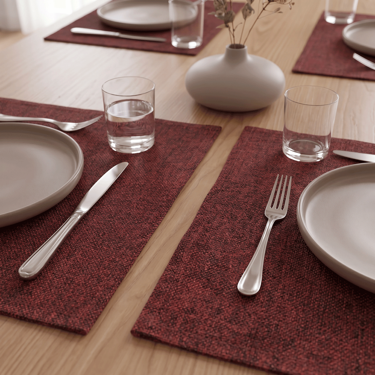 Linen Placemats 6 Pieces