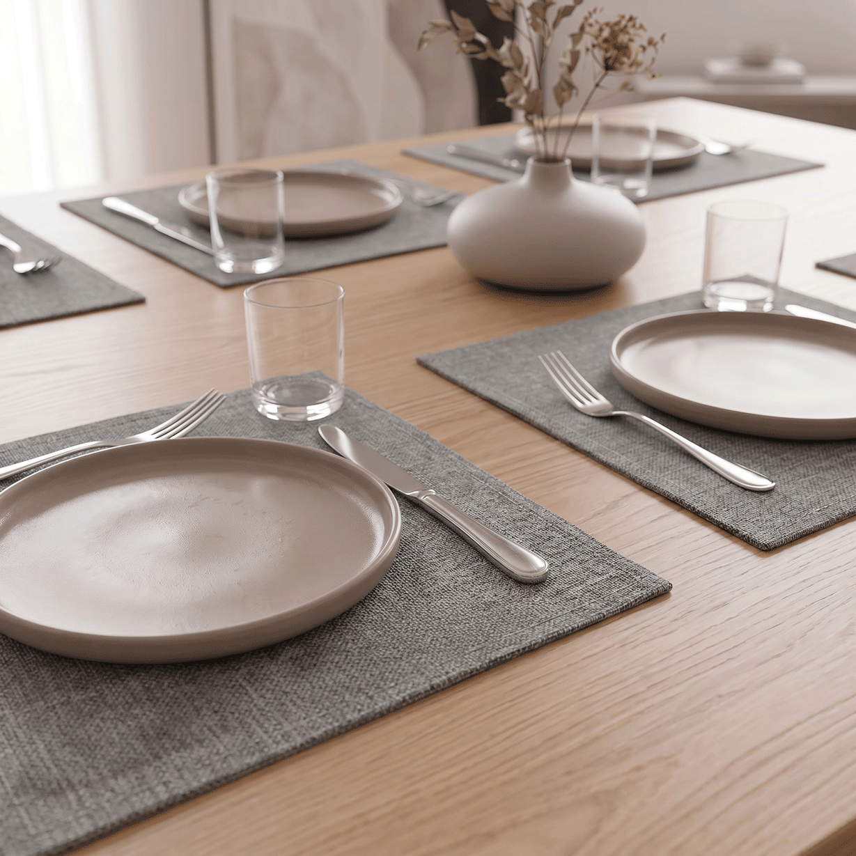 Linen Placemats 6 Pieces