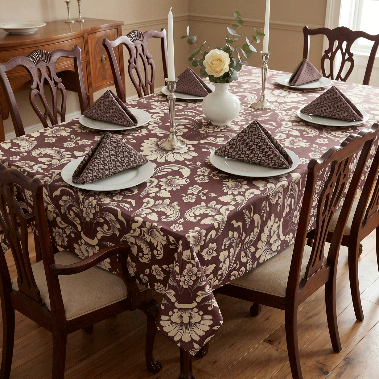 Eluxe Satin Tablecloth