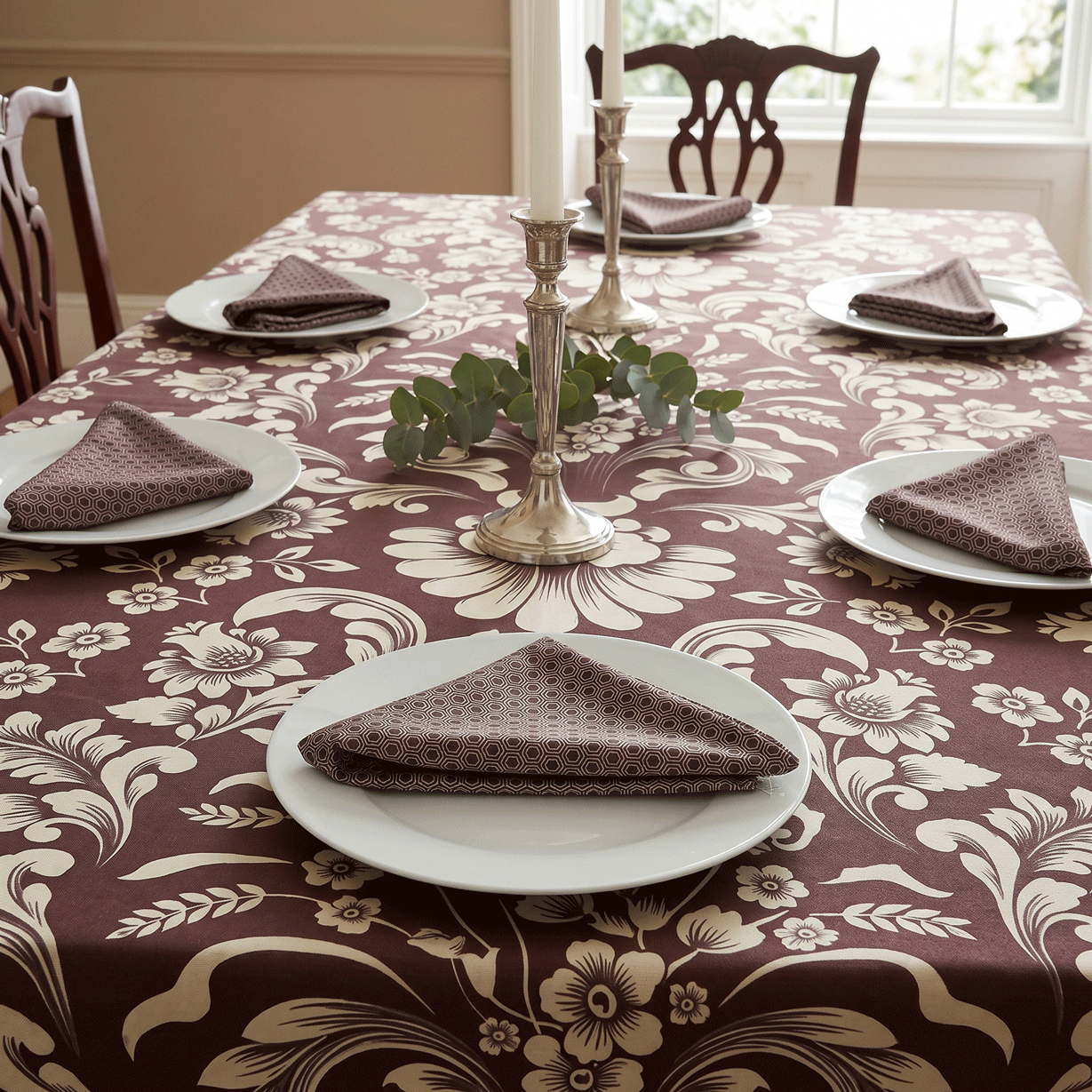 Eluxe Satin Tablecloth