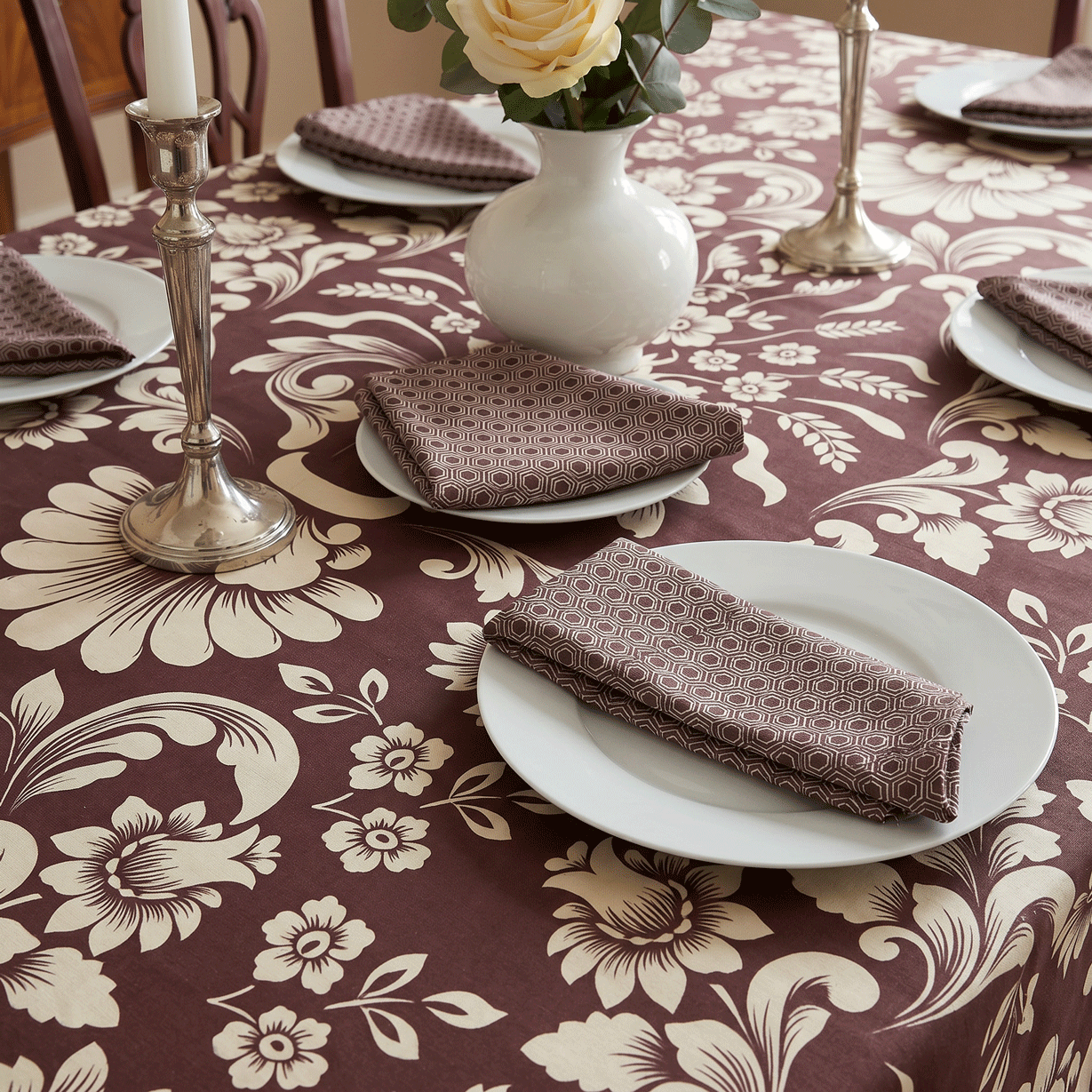 Eluxe Satin Tablecloth