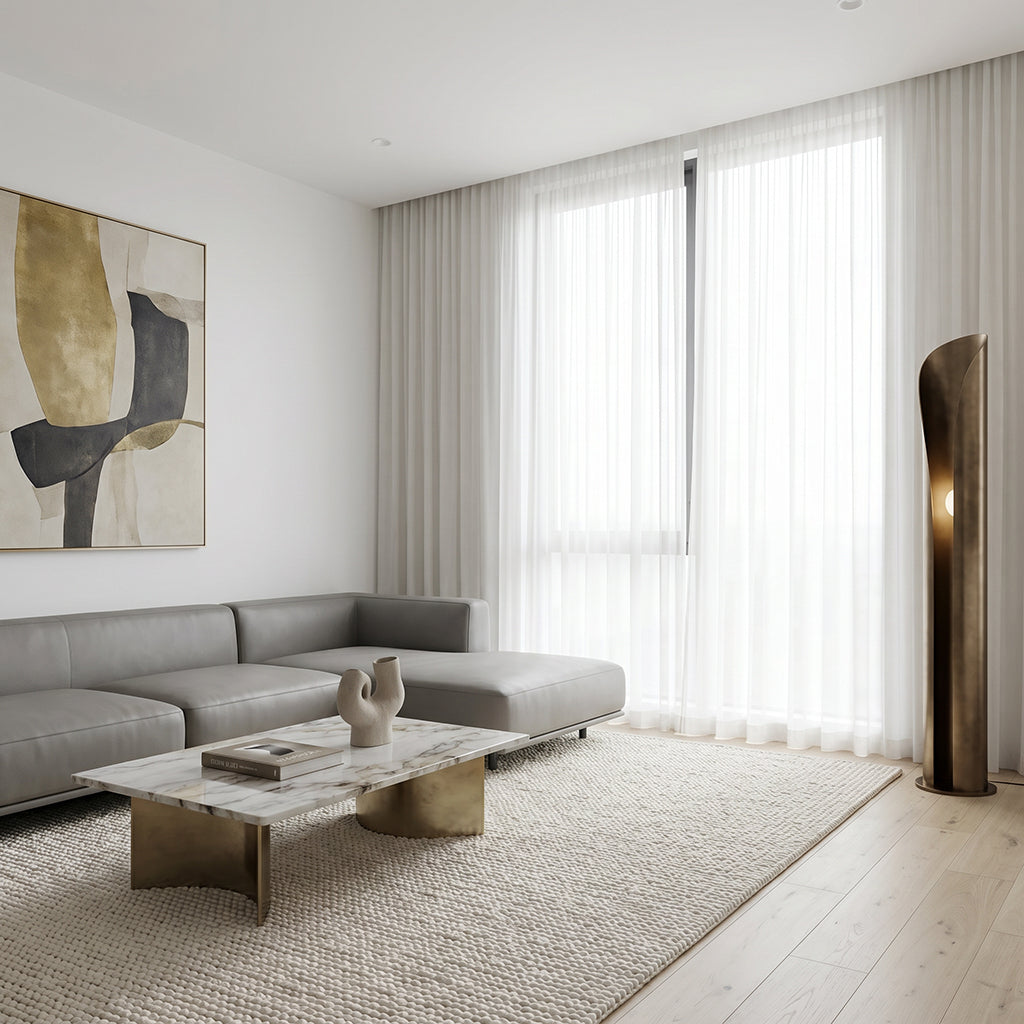 Sheer Voile Curtains Off-White