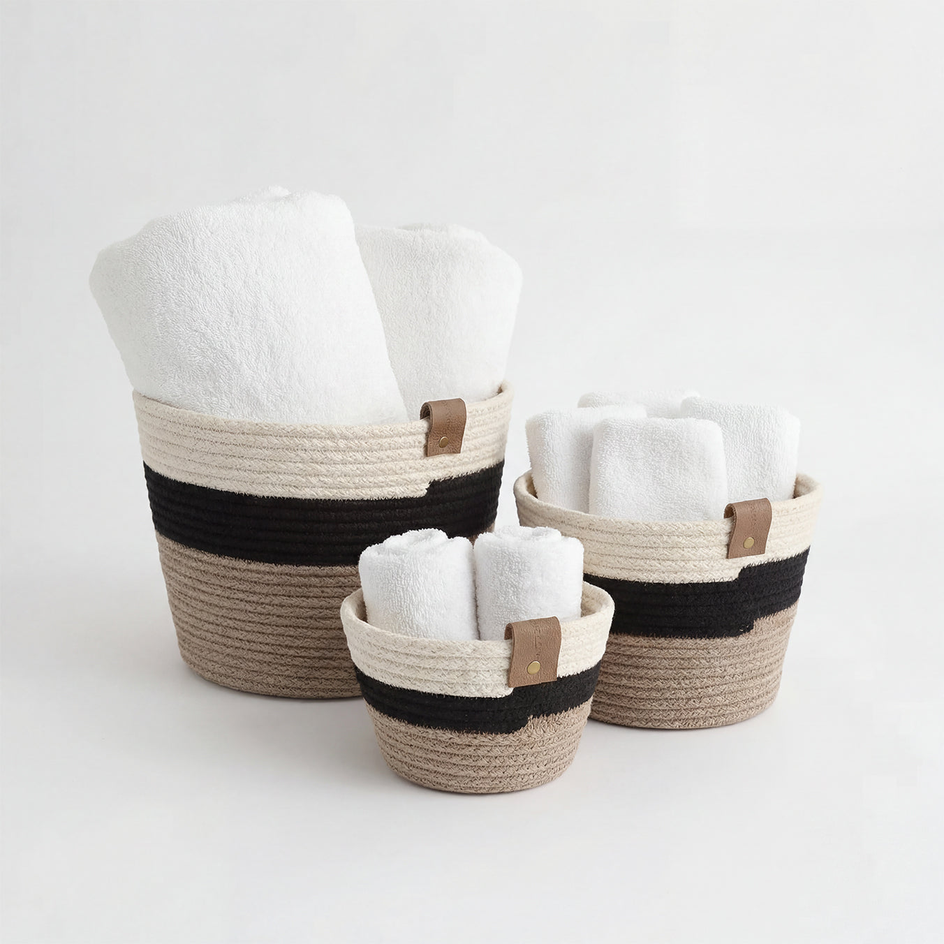 Cotton Rope Organizers - 3 Pieces