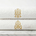 Guest Cotton Towels Embroidered 600GSM - 2 Pieces