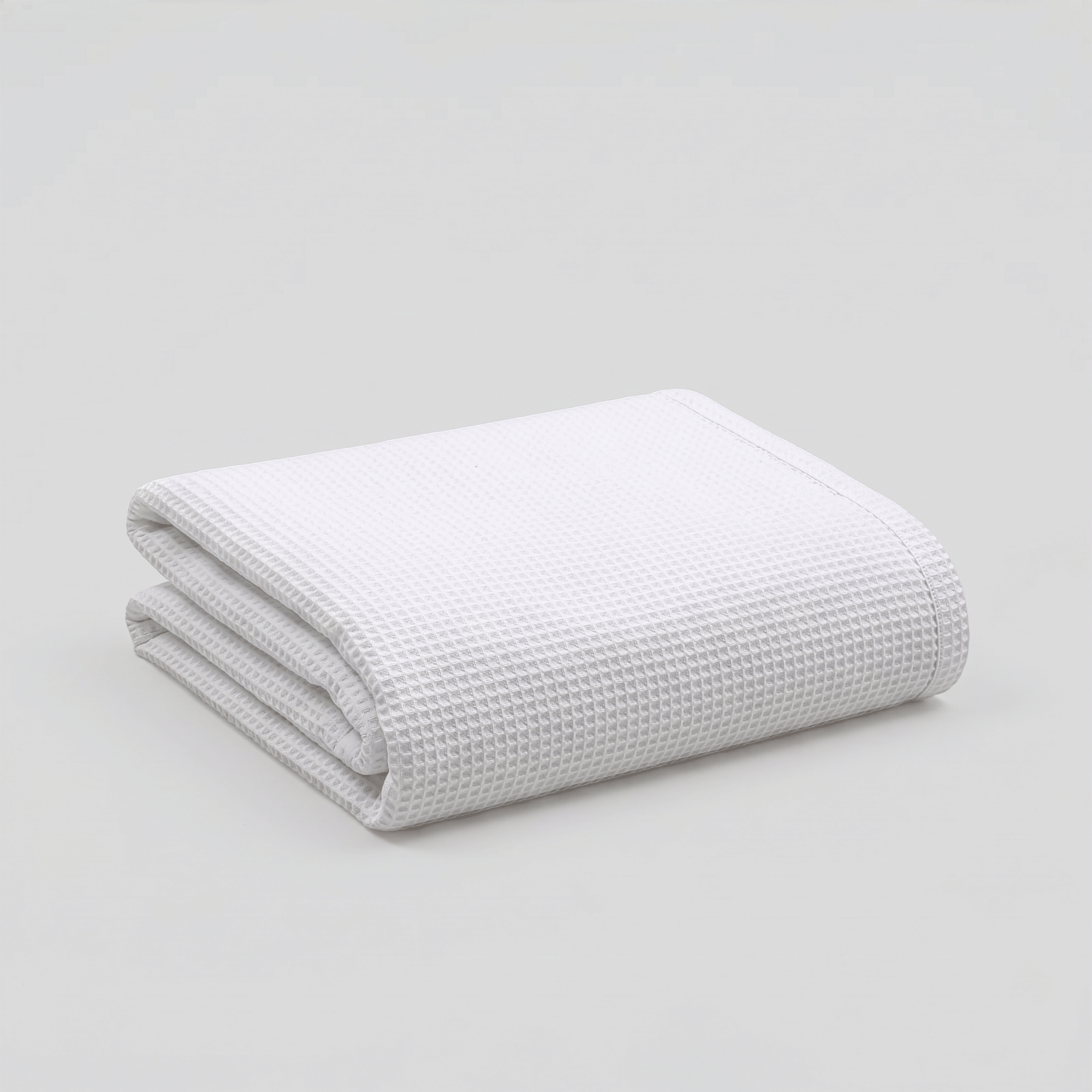 100% Cotton Waffle Weave Coverlet Honeycomb Texture - Year-Round Essential