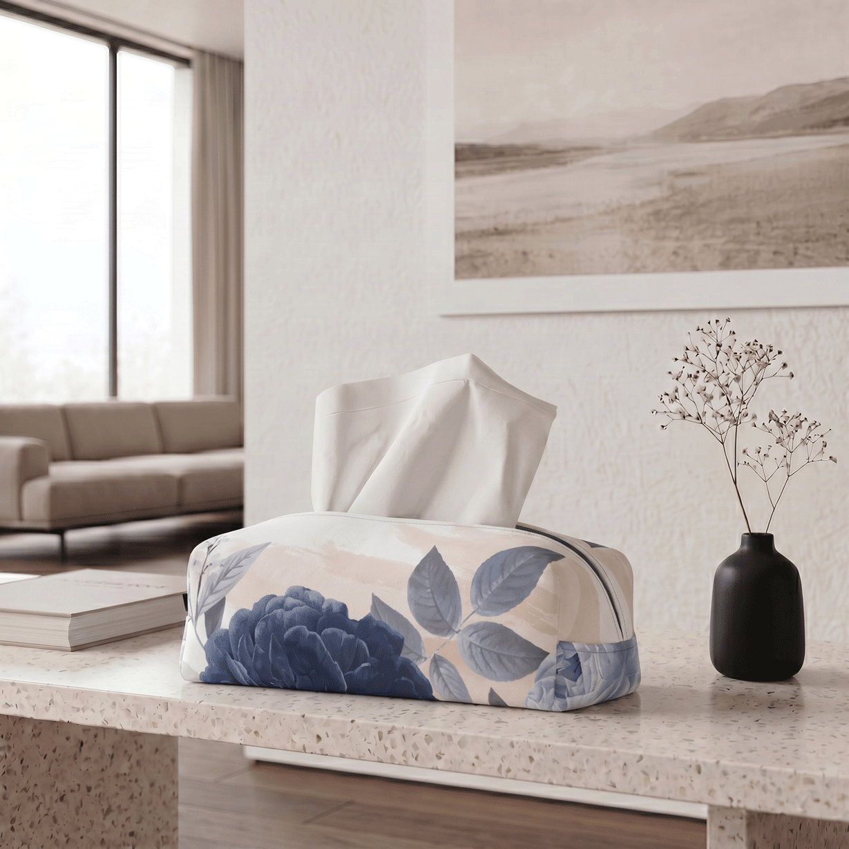 Flora Tissue Box