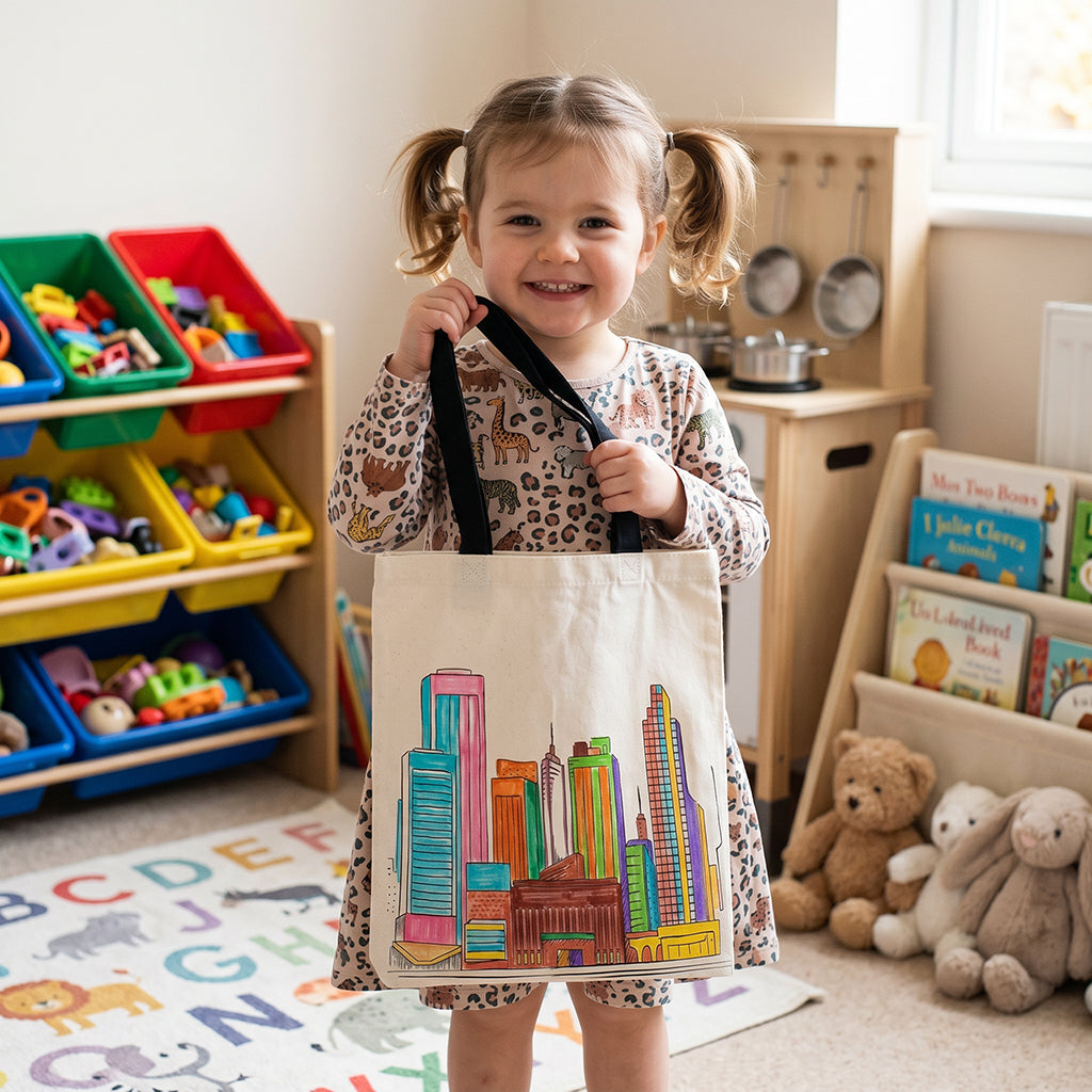 City Coloring Tote bag