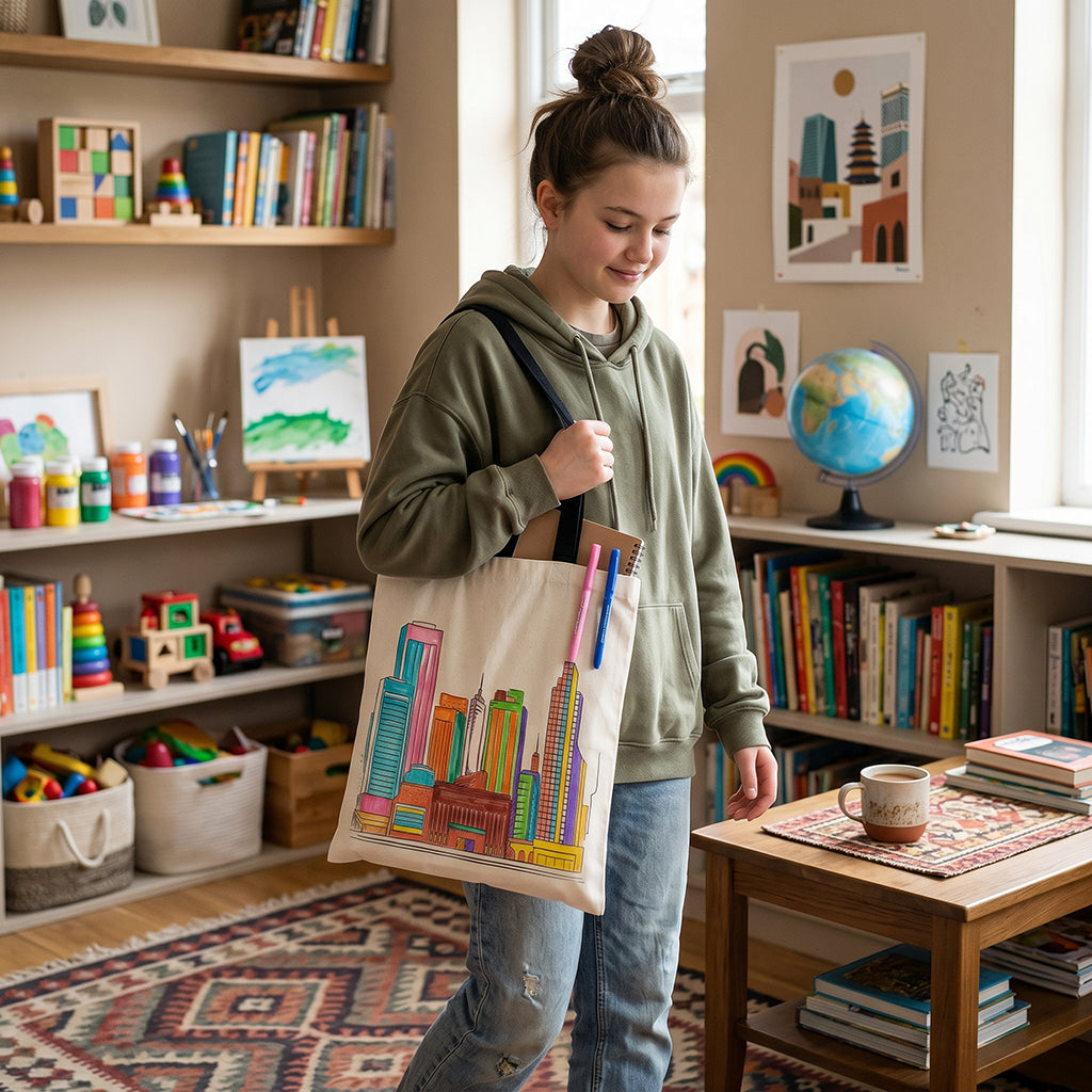 City Coloring Tote bag