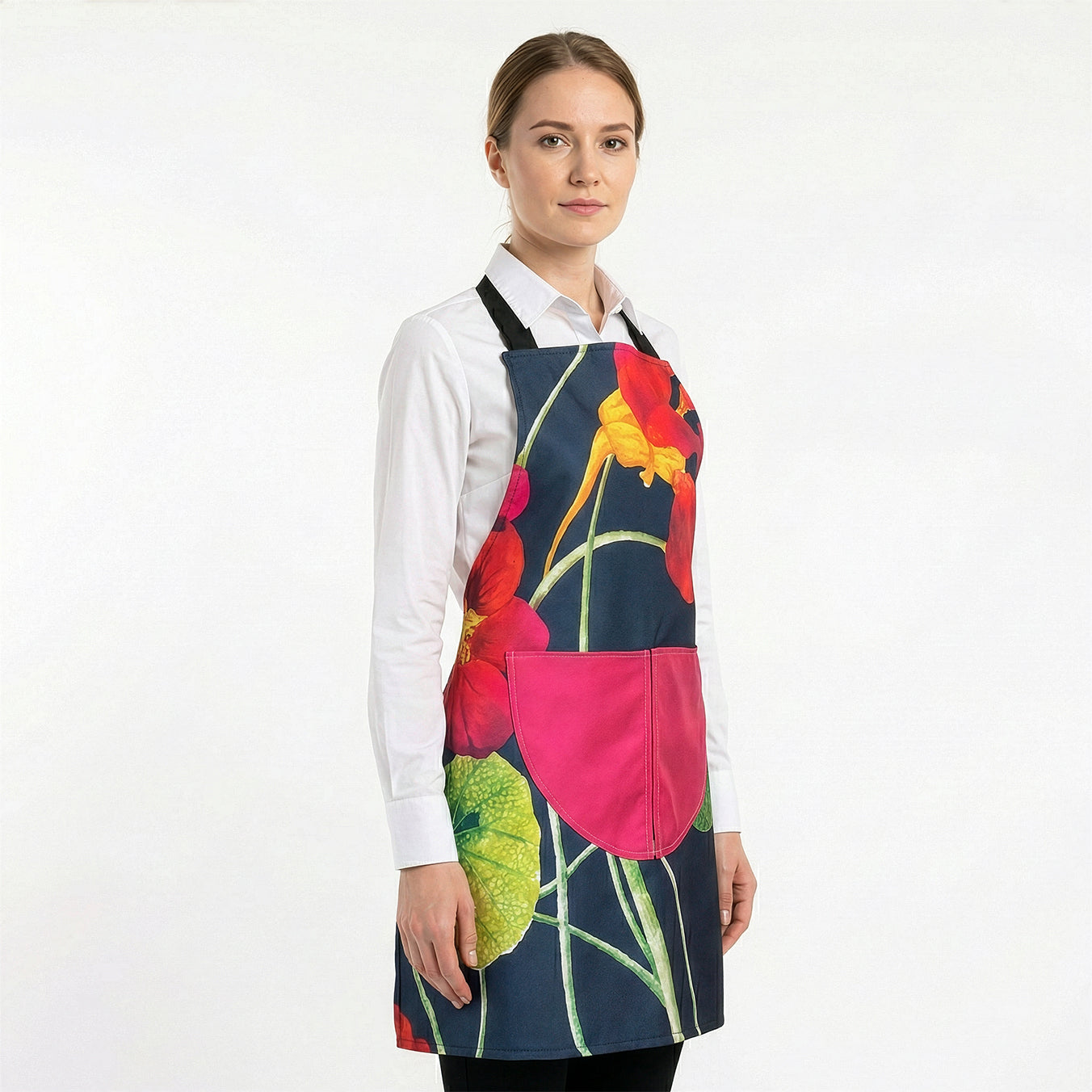 Roselle Cross-Back Apron
