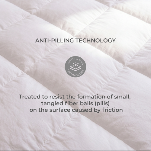 All-Season Duvet with 100% Cotton Cover & Feather-Like Poly Down Filling Hotel Quality