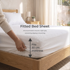 Waterproof Fitted Mattress Protector Hotel Quality