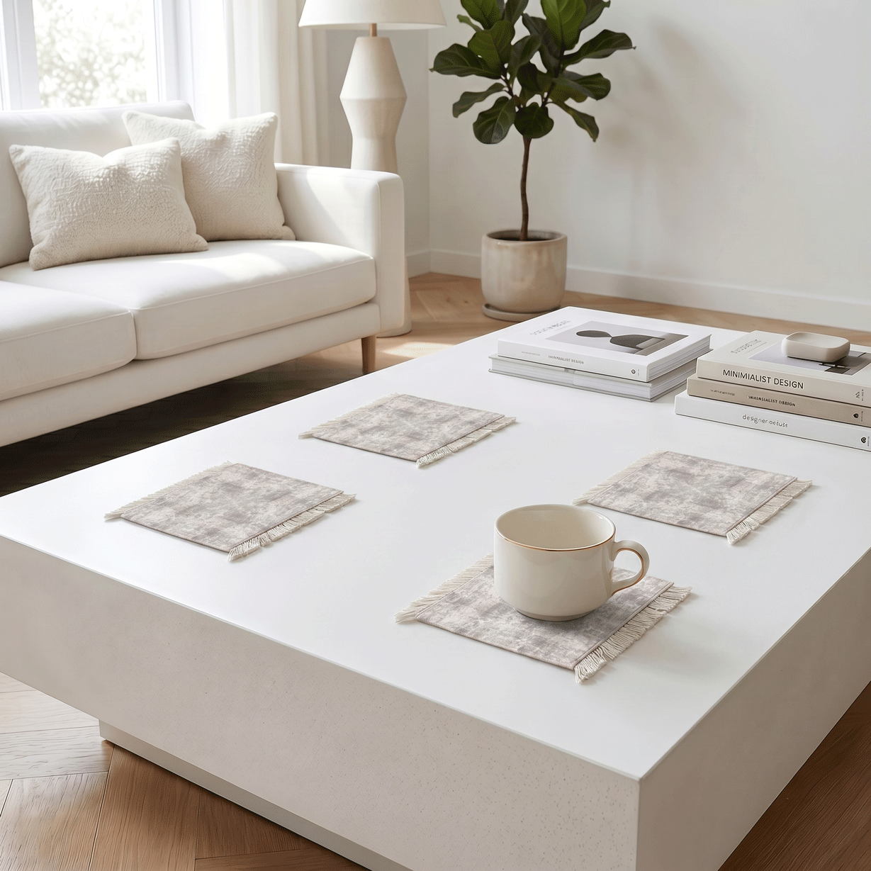 Rug Coasters 4 Pieces - 108
