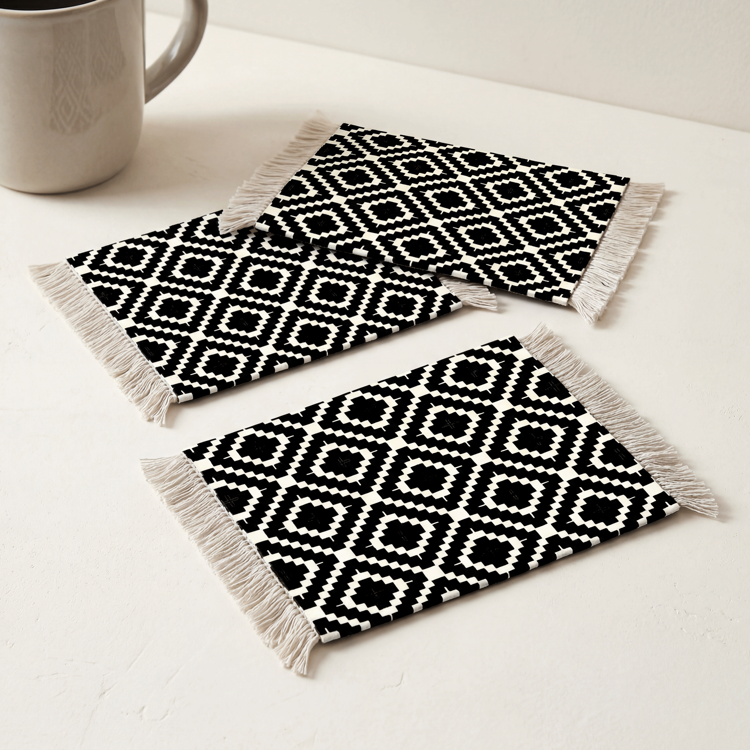 Rug Coasters 4 Pieces - 103