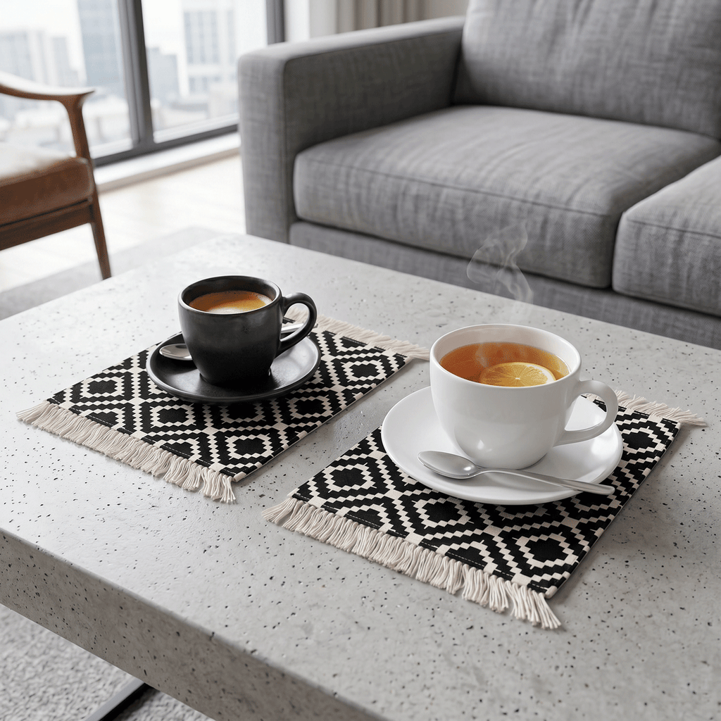 Rug Coasters 4 Pieces - 103