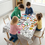 Summer Coloring Tablecloth / Mat