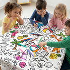 Summer Coloring Tablecloth / Mat