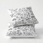 Summer Coloring Cushions