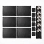 Plain Leather Placemats Set
