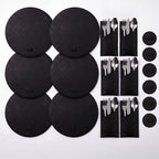Alligator-like texture Leather Placemats Set