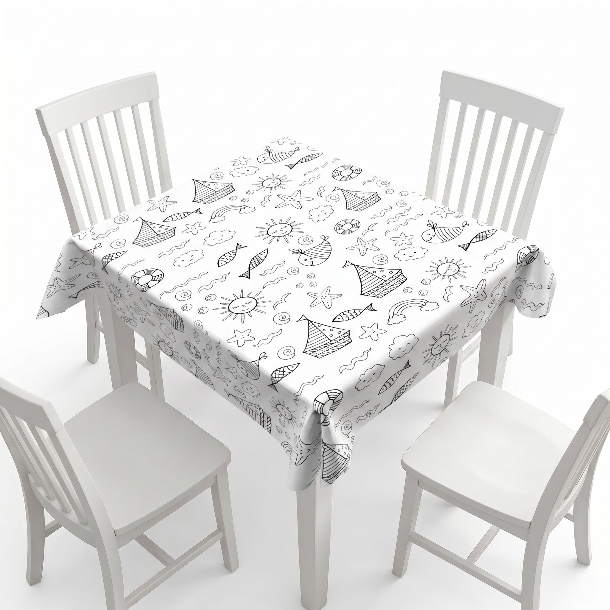 Sailor Coloring Tablecloth / Mat