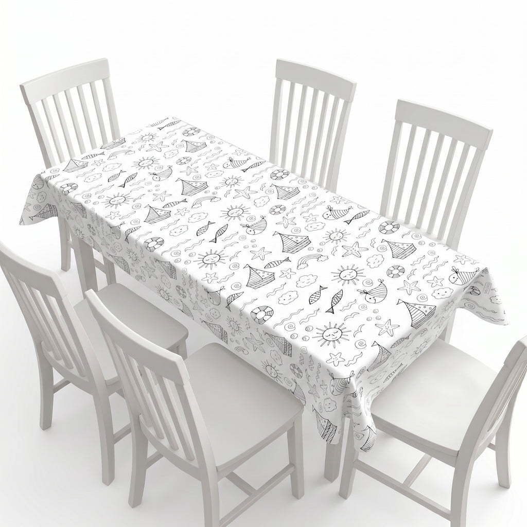 Sailor Coloring Tablecloth / Mat