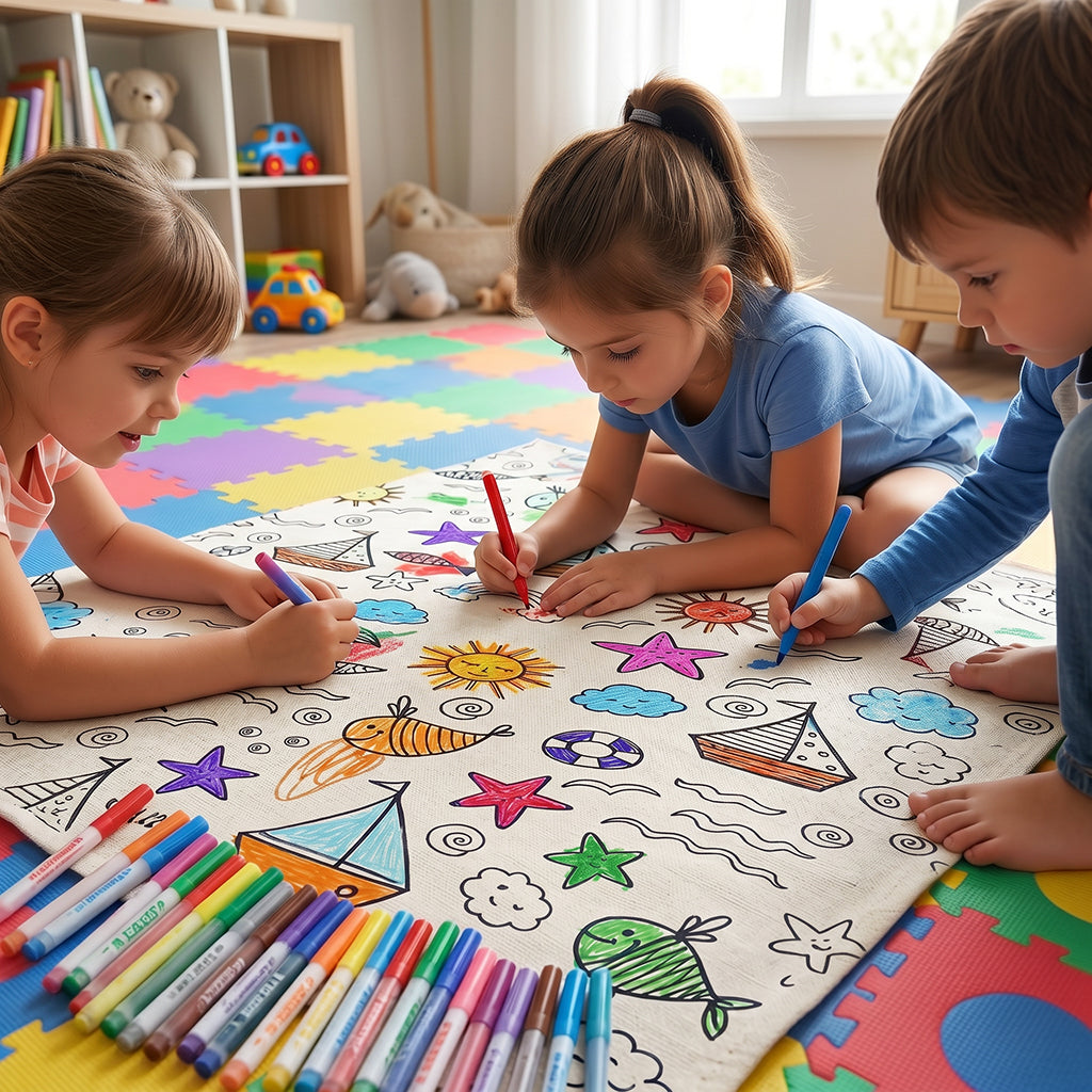 Sailor Coloring Tablecloth / Mat