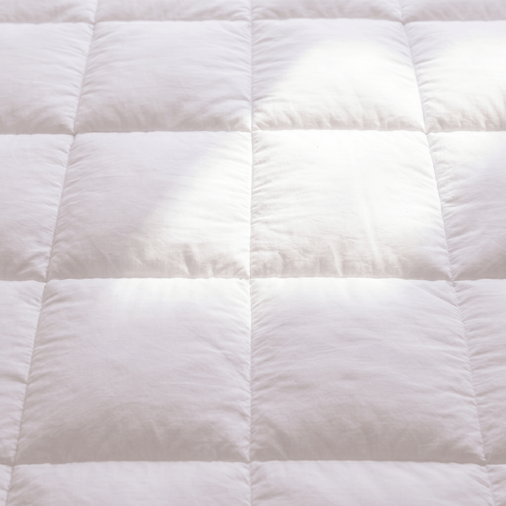 All-Season Duvet with 100% Cotton Cover & Feather-Like Poly Down Filling Hotel Quality