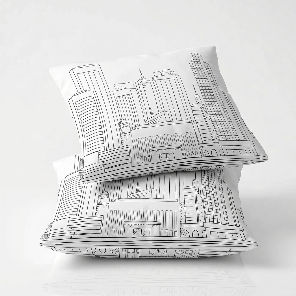 City Coloring Cushions