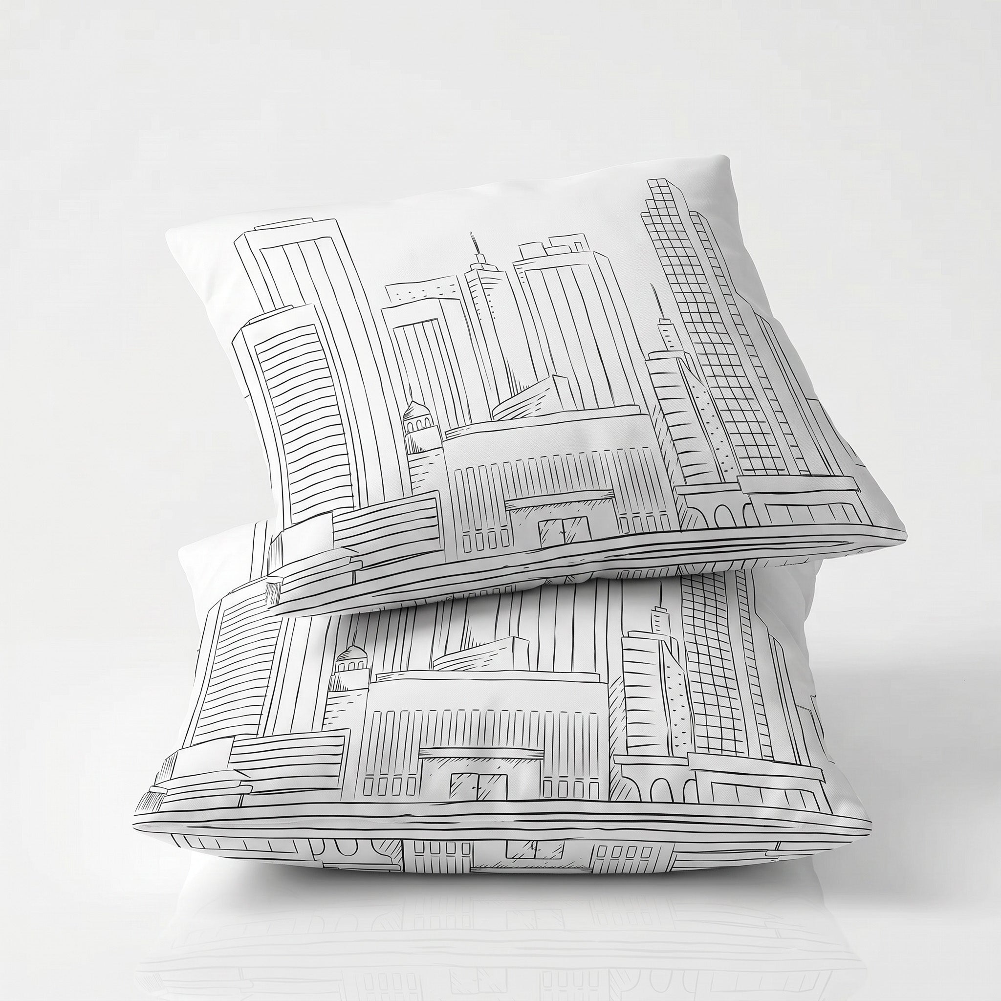 City Coloring Cushions