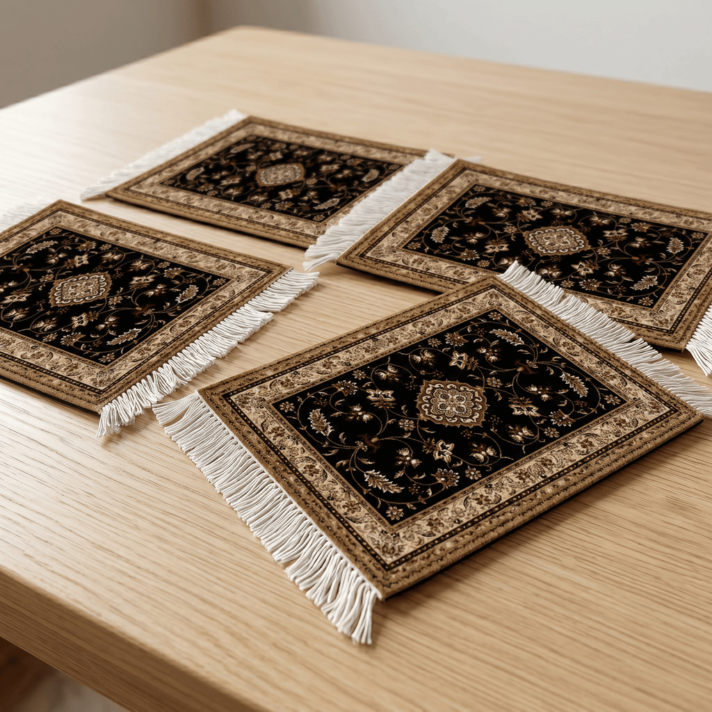 Rug Coasters 4 Pieces - 101