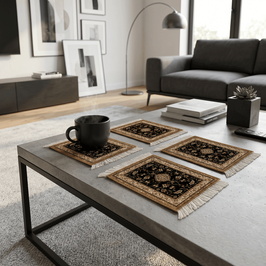 Rug Coasters 4 Pieces - 101