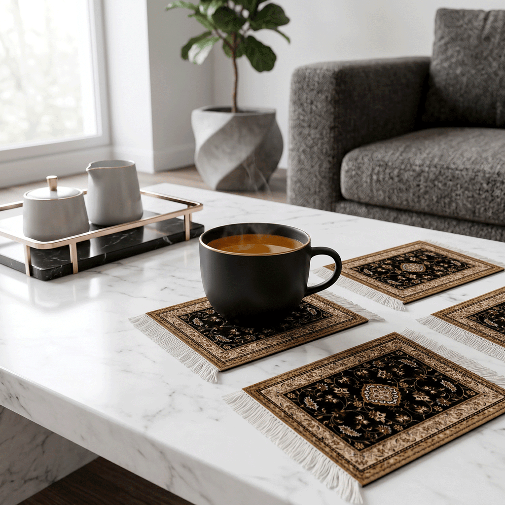 Rug Coasters 4 Pieces - 101