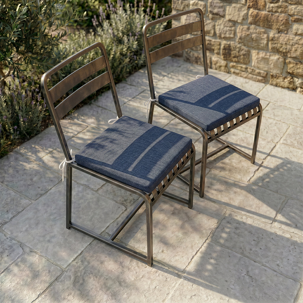 Linen Seat pad 2 Pieces