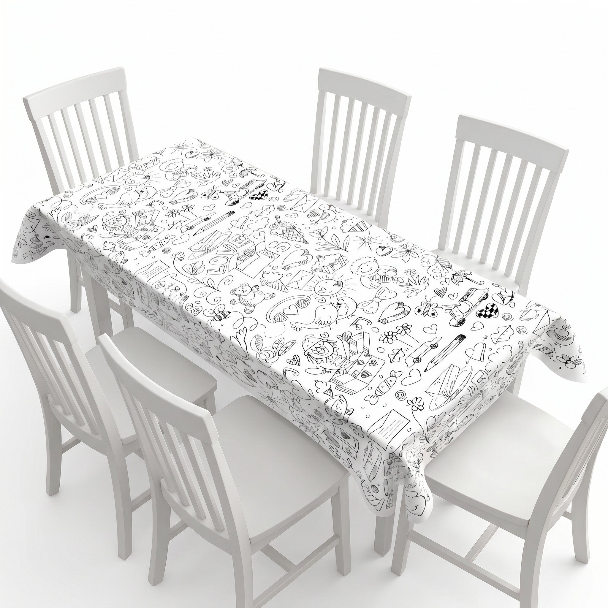 Doddle Coloring Tablecloth / Mat