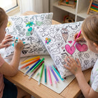 Doddle Coloring Cushions