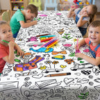 Doddle Coloring Tablecloth / Mat