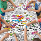 Doddle Coloring Tablecloth / Mat