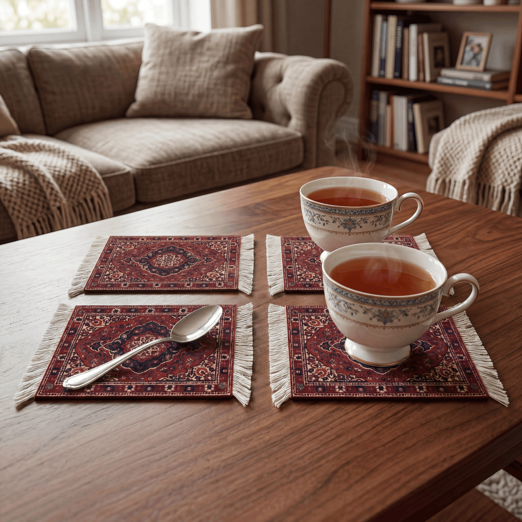 Rug Coasters 4 Pieces - 102