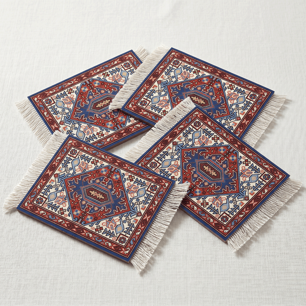 Rug Coasters 4 Pieces - 104