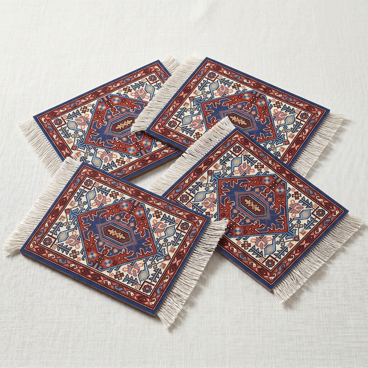 Rug Coasters 4 Pieces - 104
