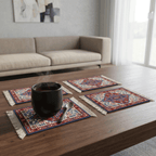Rug Coasters 4 Pieces - 104