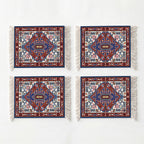 Rug Coasters 4 Pieces - 104