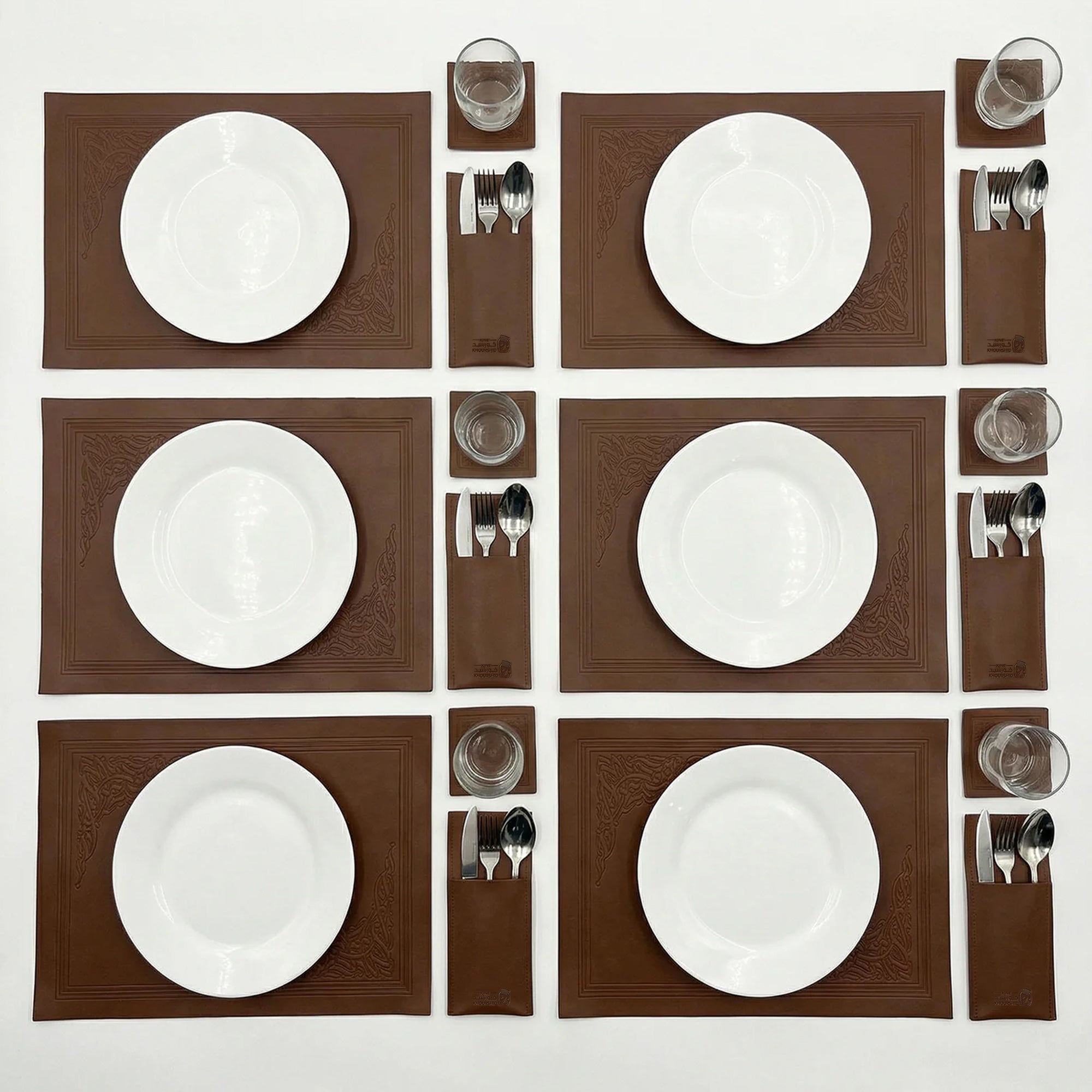 Essence Leather Placemats Set