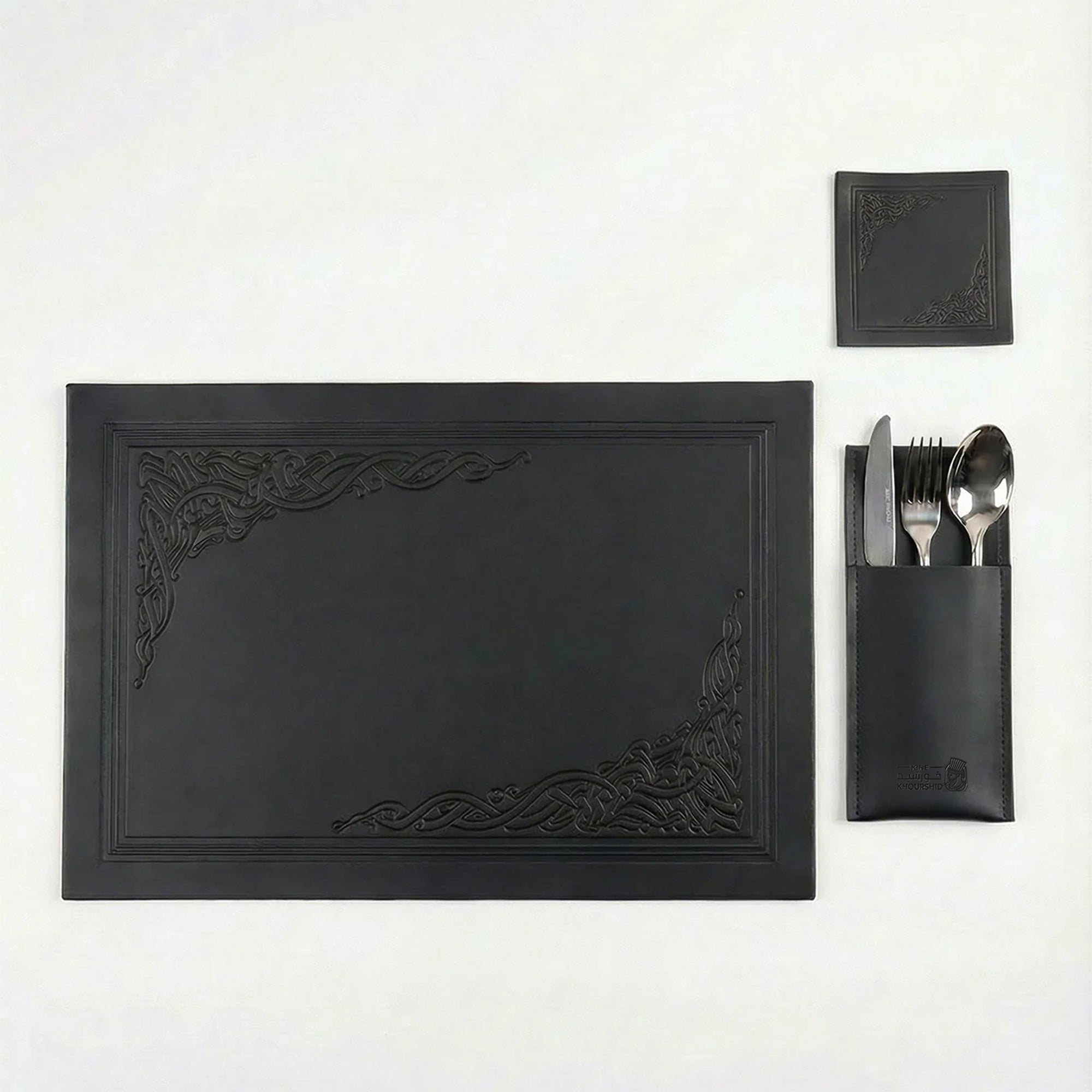 Essence Leather Placemats Set