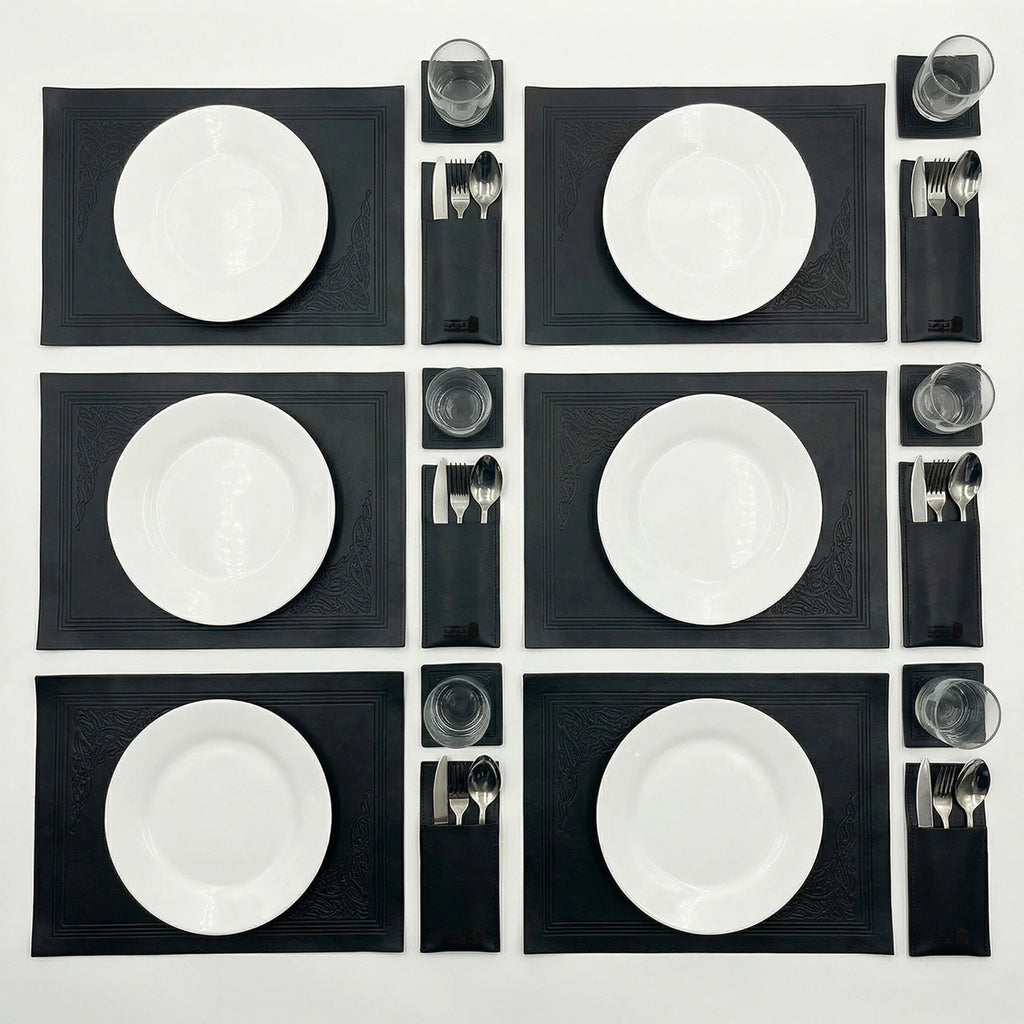 Essence Leather Placemats Set