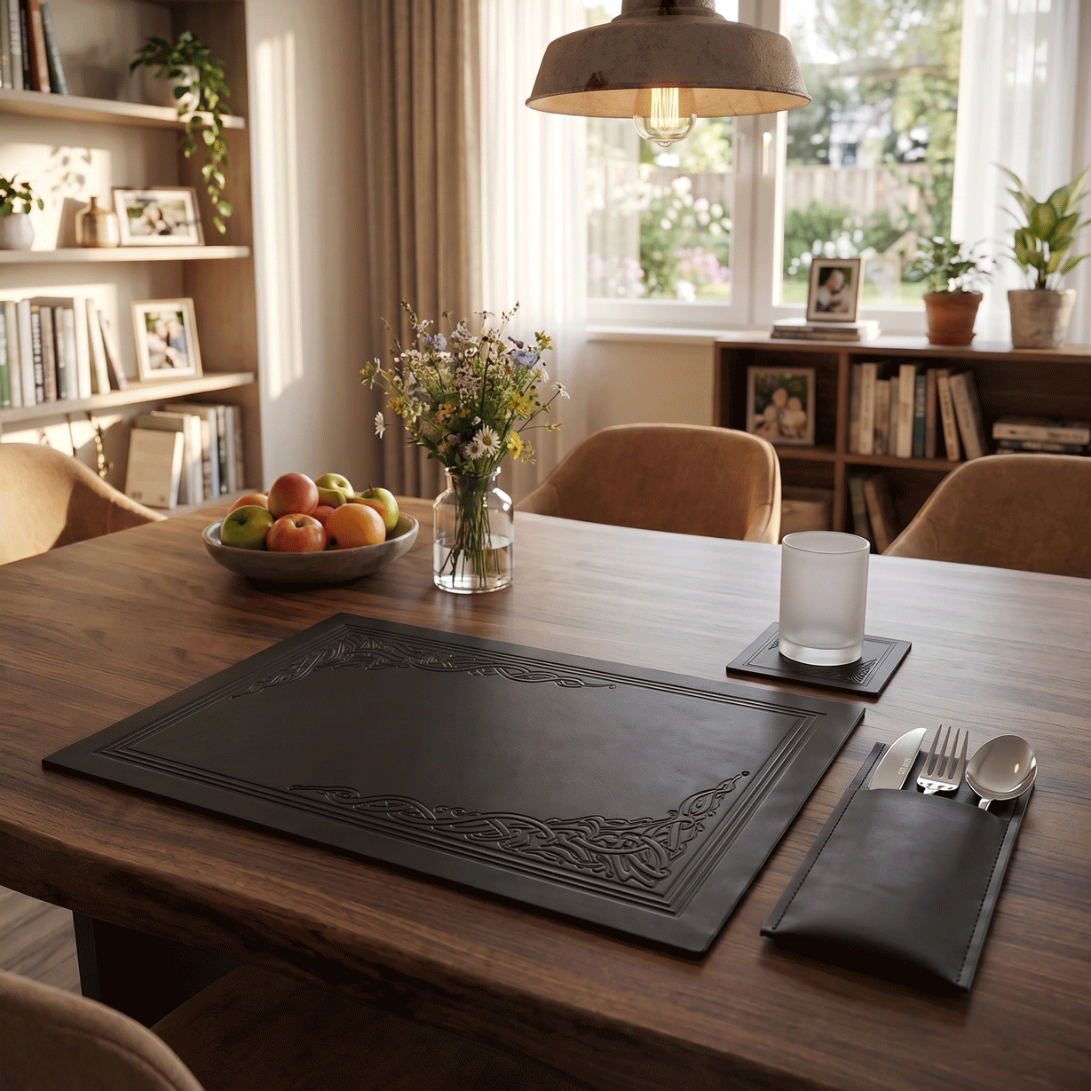 Essence Leather Placemats Set